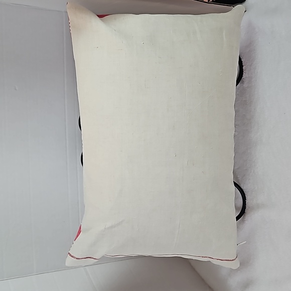 Country Cottagecore Floral Stripes Accent Pillow Down Blend Insert - Picture 6 of 9